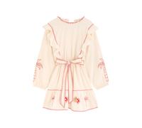 Never Fully Dressed Pollenca Embroidered Cotton Mini Dress - White - 16 (UK16 / XL)