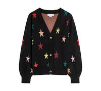 Never Fully Dressed Star Knit Cardigan - Black - XS (UK6 / XS)