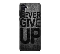 Never Give Up Case Cover For Motorola Edge