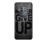 Never Give Up Case Cover For Motorola Moto One Zoom, Moto One Pro