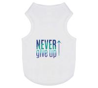 'Never Give Up' Pet Dog/Cat T-Shirt (PT00110587)