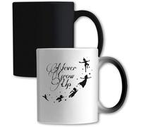 Never Grow Up Flying Color Changing Mug White