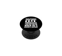 Never Interrupt Your Enemy Chess Quote PopSockets Adhesive PopGrip