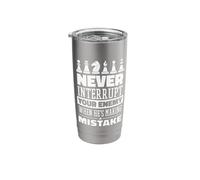 Never Interrupt Your Enemy When He’s Making A Mistake Stainless Steel Insulated Tumbler