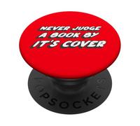 Never Judge a Book by it's Cover | Saying Quote PopSockets Adhesive PopGrip