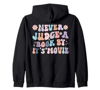Never Judge a Book by Its Movie Funny Reader Reading Zip Hoodie