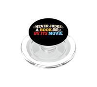Never Judge A Book Movie Reading Humor PopSockets PopGrip for MagSafe