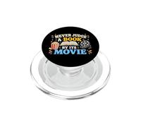 Never Judge A Book Movie Reading Humor PopSockets PopGrip for MagSafe