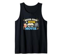 Never Judge A Book Movie Reading Humor Tank Top