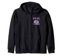 Never Judge A Rock By Its Cover Funny Rockhounding Zip Hoodie