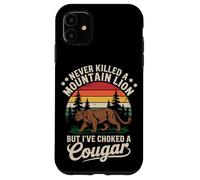 Never Killed a Mountain Lion Funny Cougar Hunting Retro Case for iPhone 11