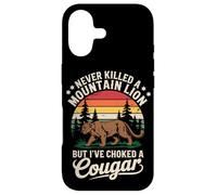 Never Killed a Mountain Lion Funny Cougar Hunting Retro Case for iPhone 17