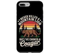 Never Killed a Mountain Lion Funny Cougar Hunting Retro Case for iPhone 7 Plus/8 Plus