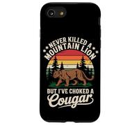 Never Killed a Mountain Lion Funny Cougar Hunting Retro Case for iPhone SE (2020) / 7/8