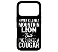 Never Killed a Mountain Lion Funny Cougar Hunting Vintage Case for iPhone 17 Pro