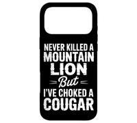 Never Killed a Mountain Lion Funny Cougar Hunting Vintage Case for iPhone 17 Pro Max