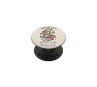 Never Let The Same Snake Bite You Twice Serpent Rose PopSockets Adhesive PopGrip