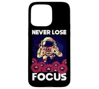 Never Lose Focus Photographer Astronaut Photography Case for iPhone 15 Pro Max