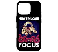 Never Lose Focus Photographer Astronaut Photography Case for iPhone 16 Pro