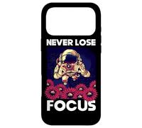 Never Lose Focus Photographer Astronaut Photography Case for iPhone 17 Pro Max