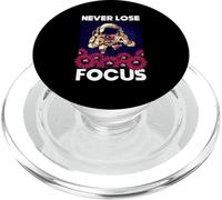 Never Lose Focus Photographer Astronaut Photography PopSockets PopGrip for MagSafe