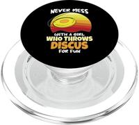 Never mess with a Discus Girl PopSockets PopGrip for MagSafe