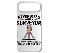 Never Mess With A Surveyor We Know Places Surveying Mapping Case for iPhone Air