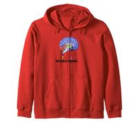Never Mind... Human Brain Anatomy Psyche Psychology Humor Zip Hoodie