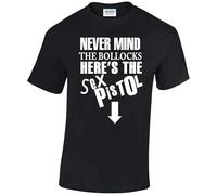 Never Mind The Bollocks Here's The Sex Pistol Mens T-Shirt Black Printed Men Tee