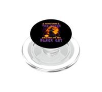 Never Mind The Witch Beware Of Black Cat Halloween PopSockets PopGrip for MagSafe