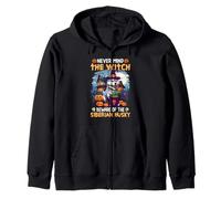 Never Mind The Witch Beware Of The Siberian Husky Zip Hoodie