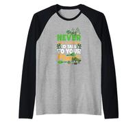 Never Miss A Chance to Talk to Your Plants Funny Gardening Raglan Baseball Tee