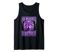 Never Mistake My Kindness-for Weakness a Beast Inside Wolf Tank Top