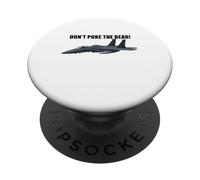Never Poke The Bear Fighter Jet Design for USA Fans PopSockets Adhesive PopGrip