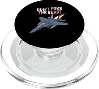 Never Poke The Bear Fighter Jet Design for USA Fans PopSockets PopGrip for MagSafe