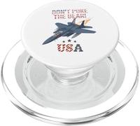 Never Poke The Bear Fighter Jet Design for USA Fans PopSockets PopGrip for MagSafe