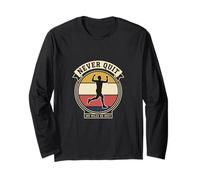 Never Quit 100 Mile Ultra Marathon Trail Run Long Sleeve T-Shirt