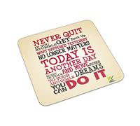 Never Quit Today Is Another Day Inspirational Magnet