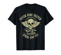 Never Ride Faster than - Motorcycle Graphic T-Shirt