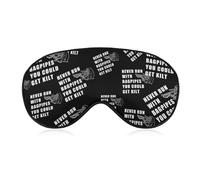 Never Run with Bagpipes You Could Get Kilt Blackout Sleep Mask for Side Sleeper Soft Covers for Travel Essentials Nap