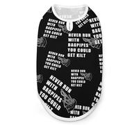 Never Run With Bagpipes You Could Get Kilt Cute Dog Clothes Costume Cat Pajamas Puppy Gift Pet Sweater Coat Jacket