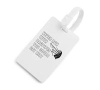 Never Run with Bagpipes You Could Get Kilt Luggage Tags for Suitcases Handbag Tag Labels Travel Accessories Privacy Cover ID Label
