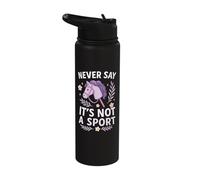 Never Say It's Not A Sport Stainless Steel Insulated Water Bottle