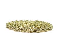 Never Say Never 18k Yellow Gold Cord 6mm Wide and 60cm Long Lobster Clasp for Maximum Safety Weight, 16.60 g 18K Gold