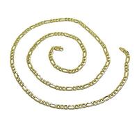 Never say Never 18k Yellow Gold Men's Chain Type 3x1 60cm Long and 3mm Wide 6.30g 18k Gold