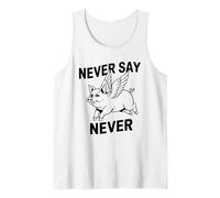 Never Say Never - When Pigs Fly Tank Top