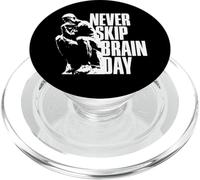 Never skip brain day - the thinker statue PopSockets PopGrip for MagSafe