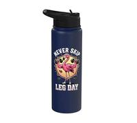Never Skip Leg Day Stainless Steel Insulated Water Bottle