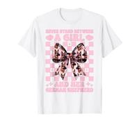 Never Stand Between A Girl and Her German Shepherd Dog T-Shirt