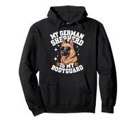 Never Stand Between A Girl And Her German Shepherd Pullover Hoodie